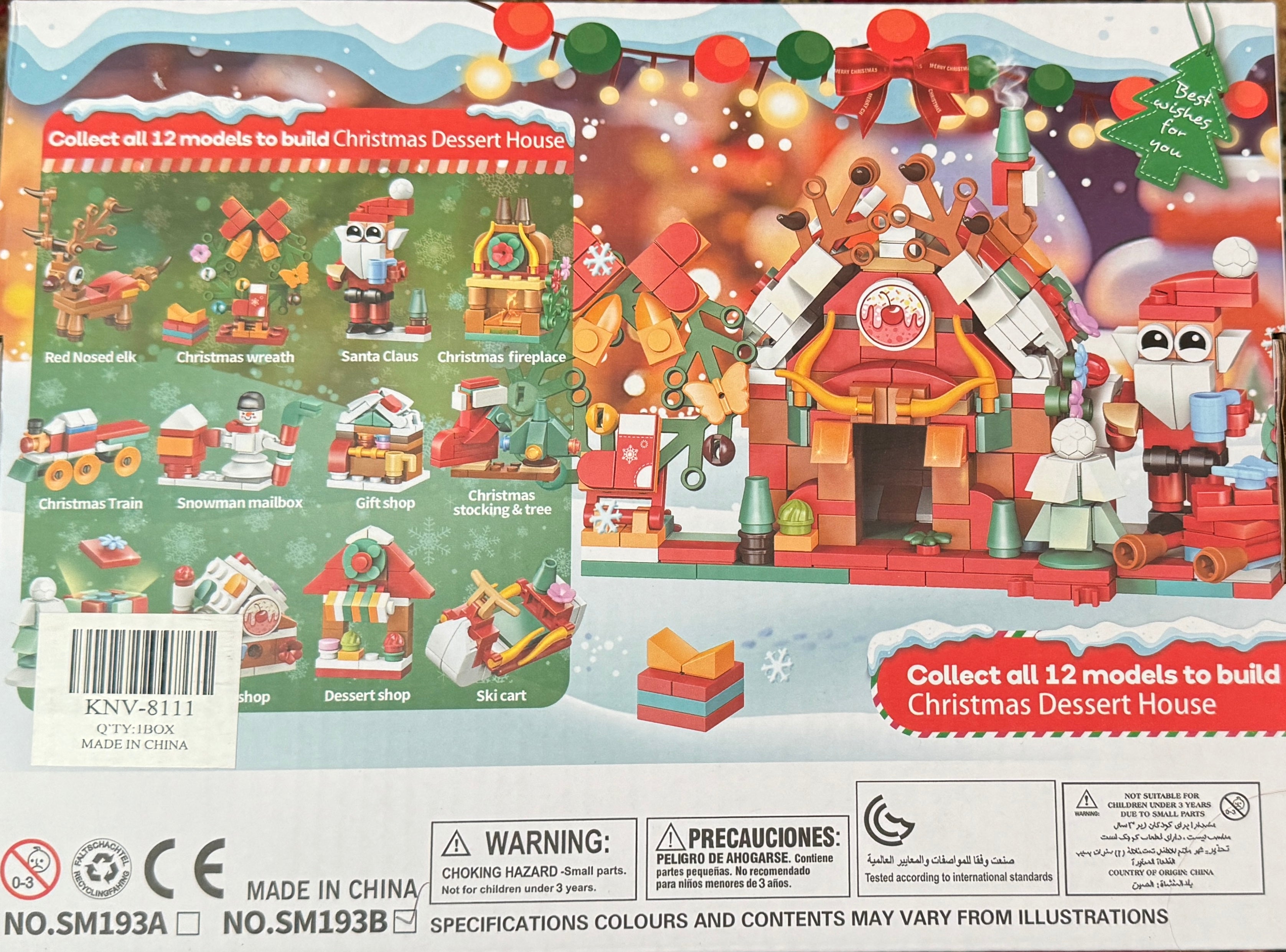 Christmas Dessert House Building Block Set (12-in-1)