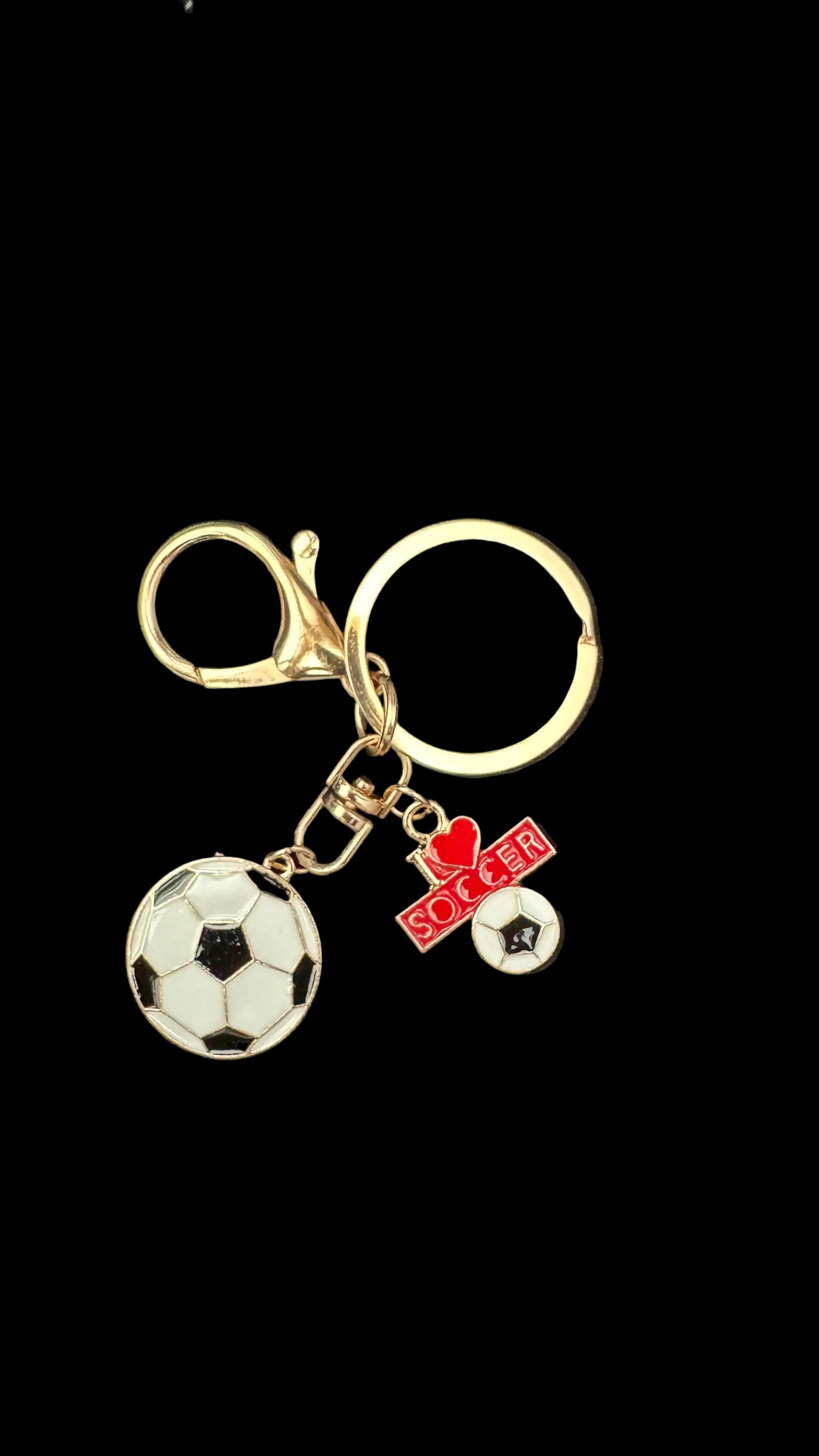 Soccer Charm Keychain/Bag Charm