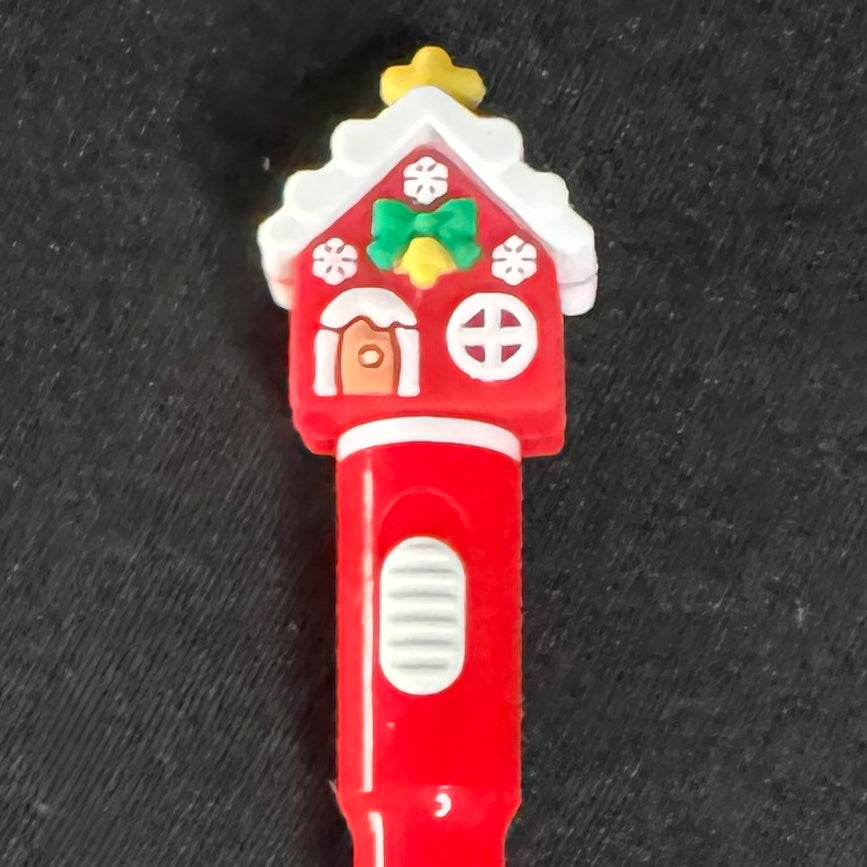 Christmas-themed LED ballpoint pens