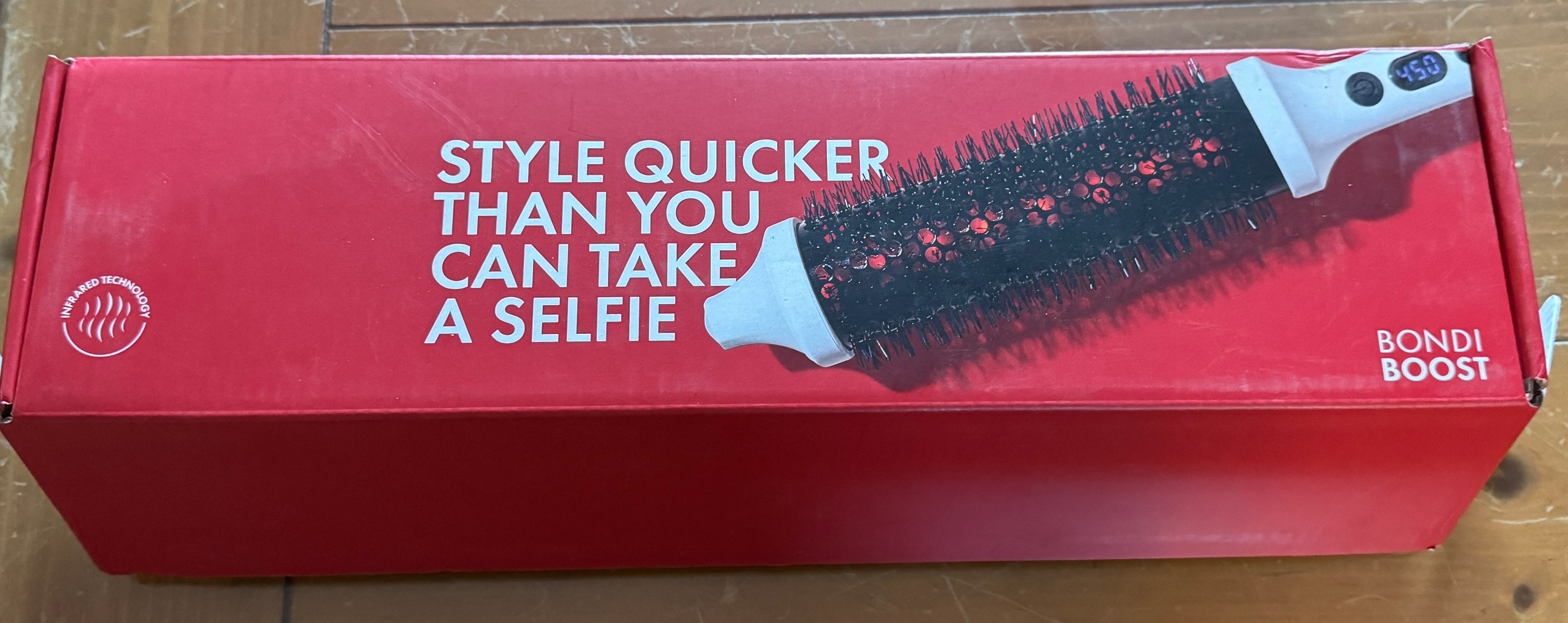 Infrared Hot Air Round Brush – Volumizing Hair Dryer & Styler