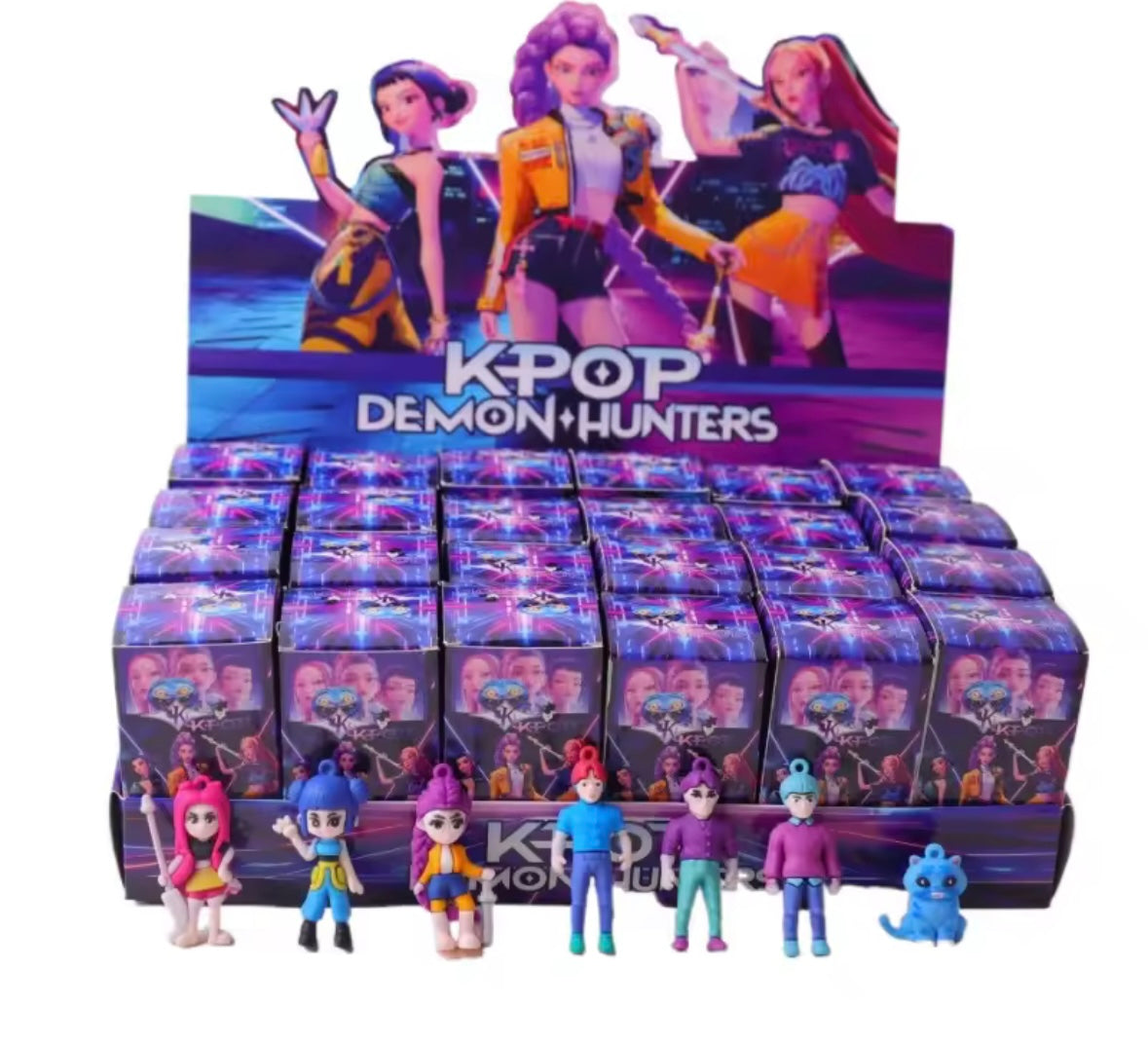 K-POP Demon Hunters Mystery Mini Figures – Blind Box Collection!