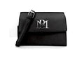 Badgley Mischka Black Crossbody with Silver BM Logo