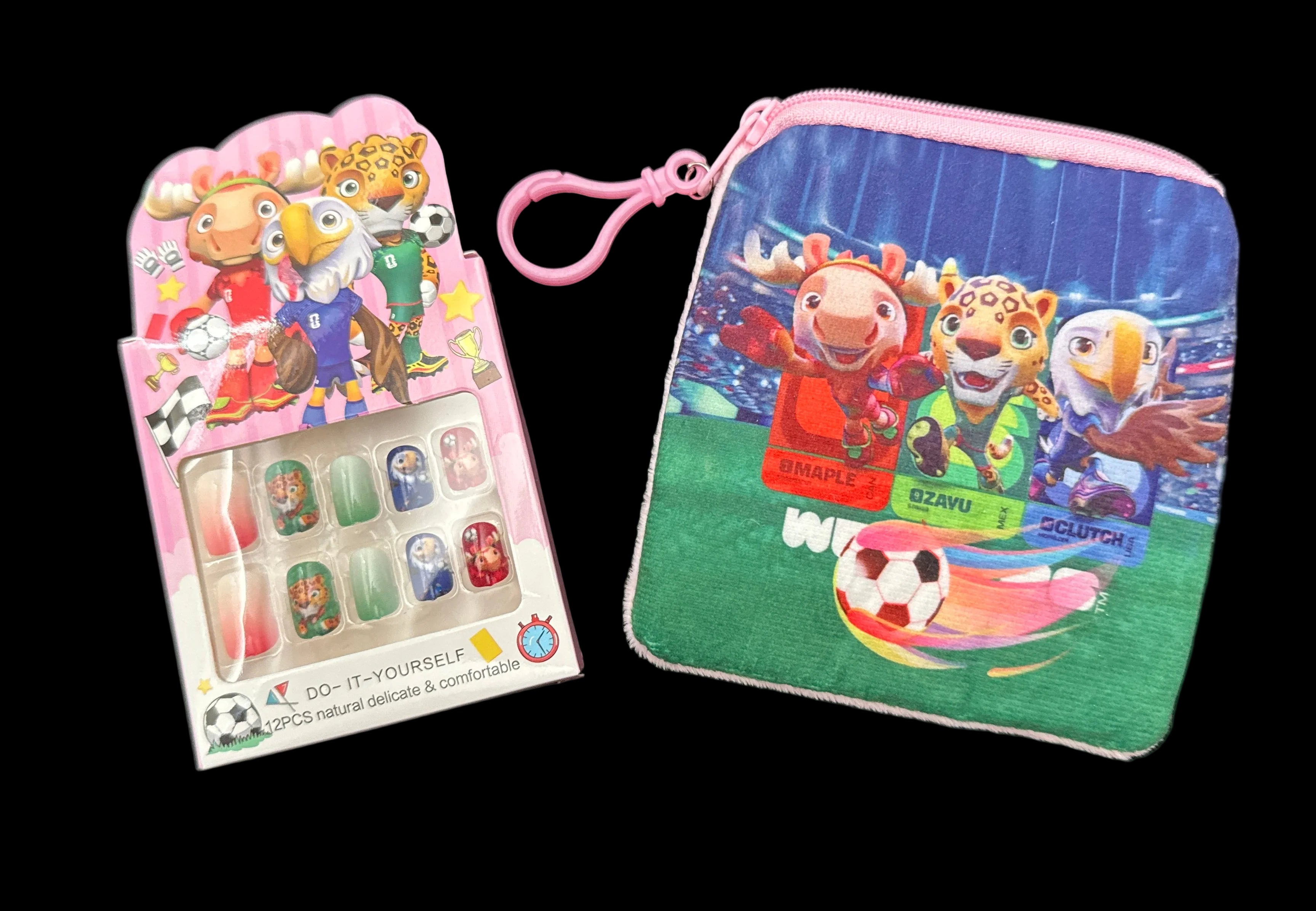 FIFA 2026 Kids Gift Set (Coin Purse + Press-On Nails)