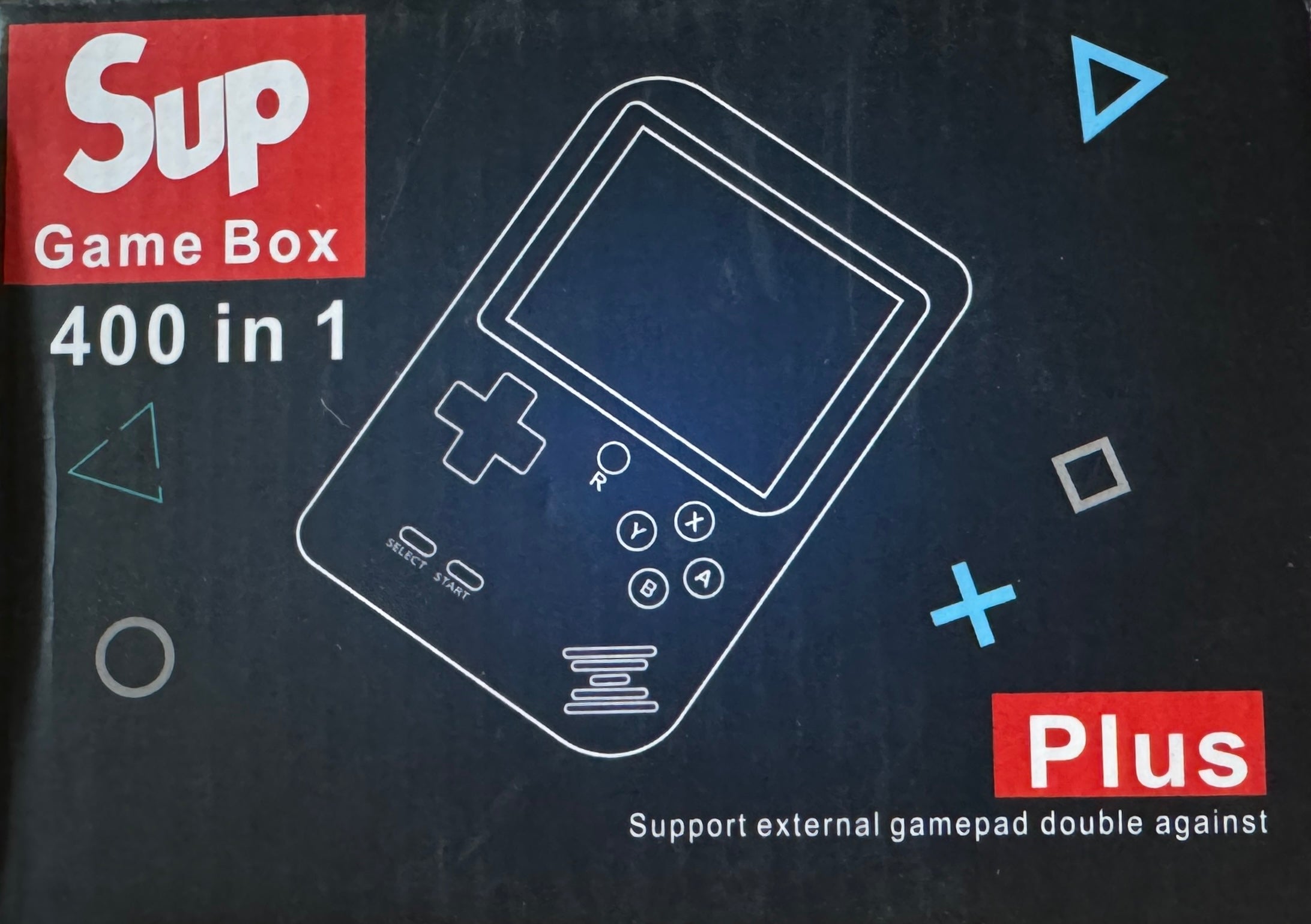 Sup Game Box Plus — 400-in-1 Retro Handheld Console