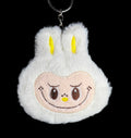 Plush Monster Face Keychain – Cute Soft Charm Collection