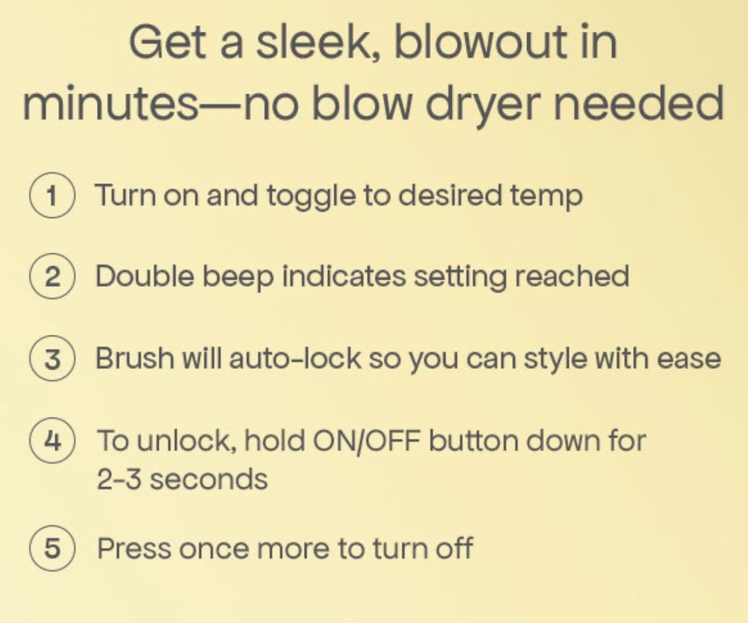 Infrared Hot Air Round Brush – Volumizing Hair Dryer & Styler