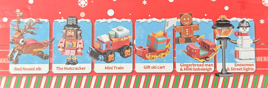 Santa’s Sleigh Christmas Building Block Set (12-in-1)