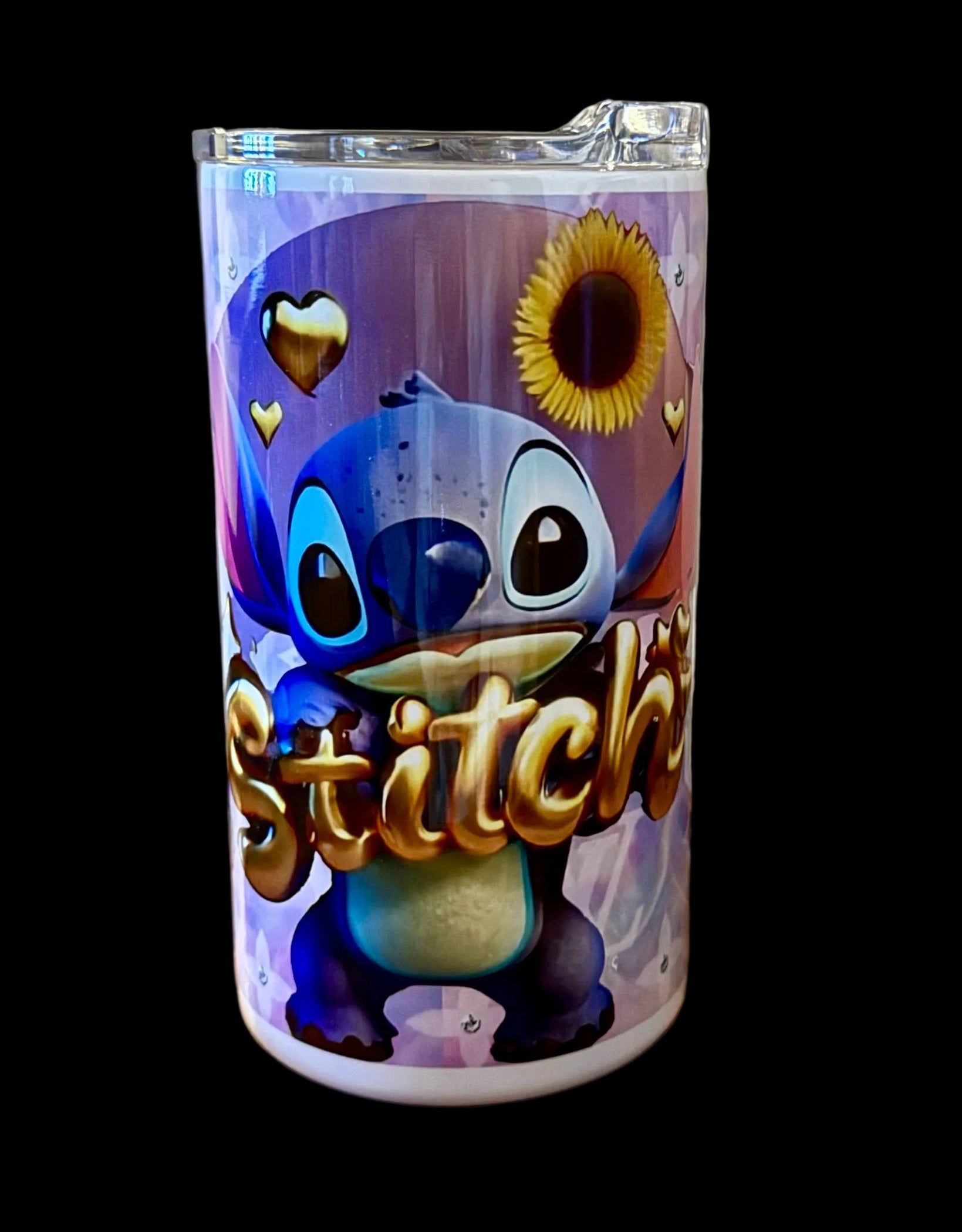 Sunflower Sparkle Blue Creature Tumbler – 20 oz (Luxury Pastel Edition)