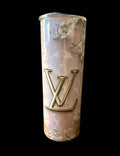 Louis-Inspired Floral Luxury Tumbler – 20 oz