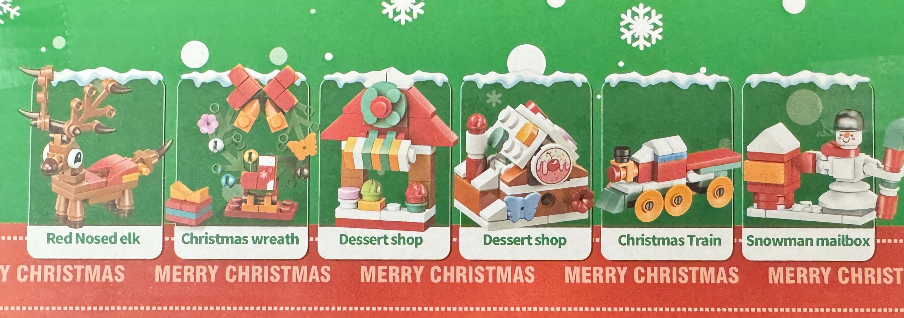 Christmas Dessert House Building Block Set (12-in-1)