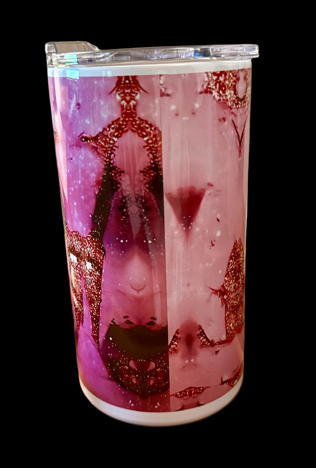 Glam Pink Gold Interlocking Rings Tumbler – 20 oz