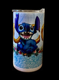 Tropical Blue Creature Splash Tumbler – 20 oz