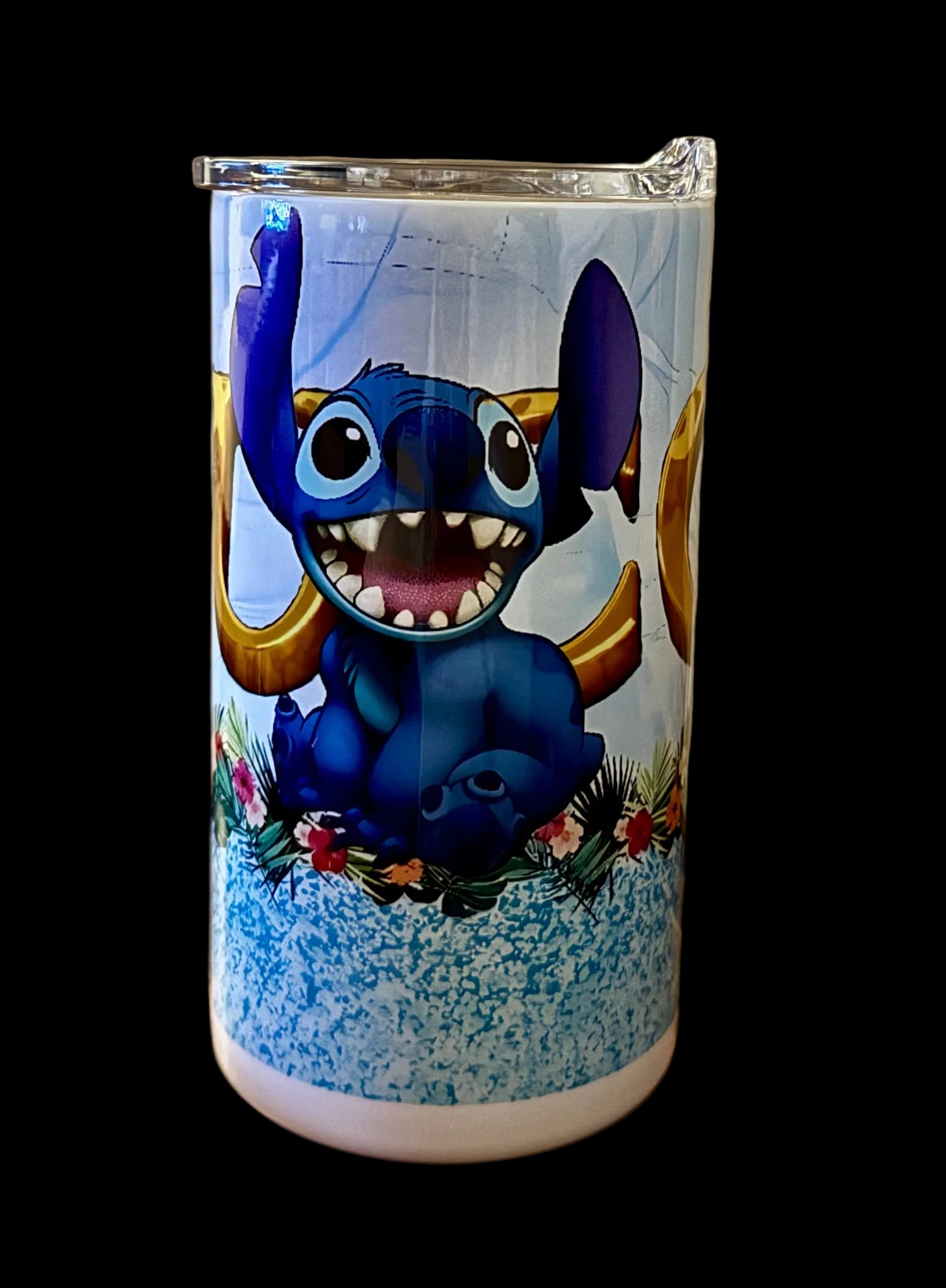 Tropical Blue Creature Splash Tumbler – 20 oz