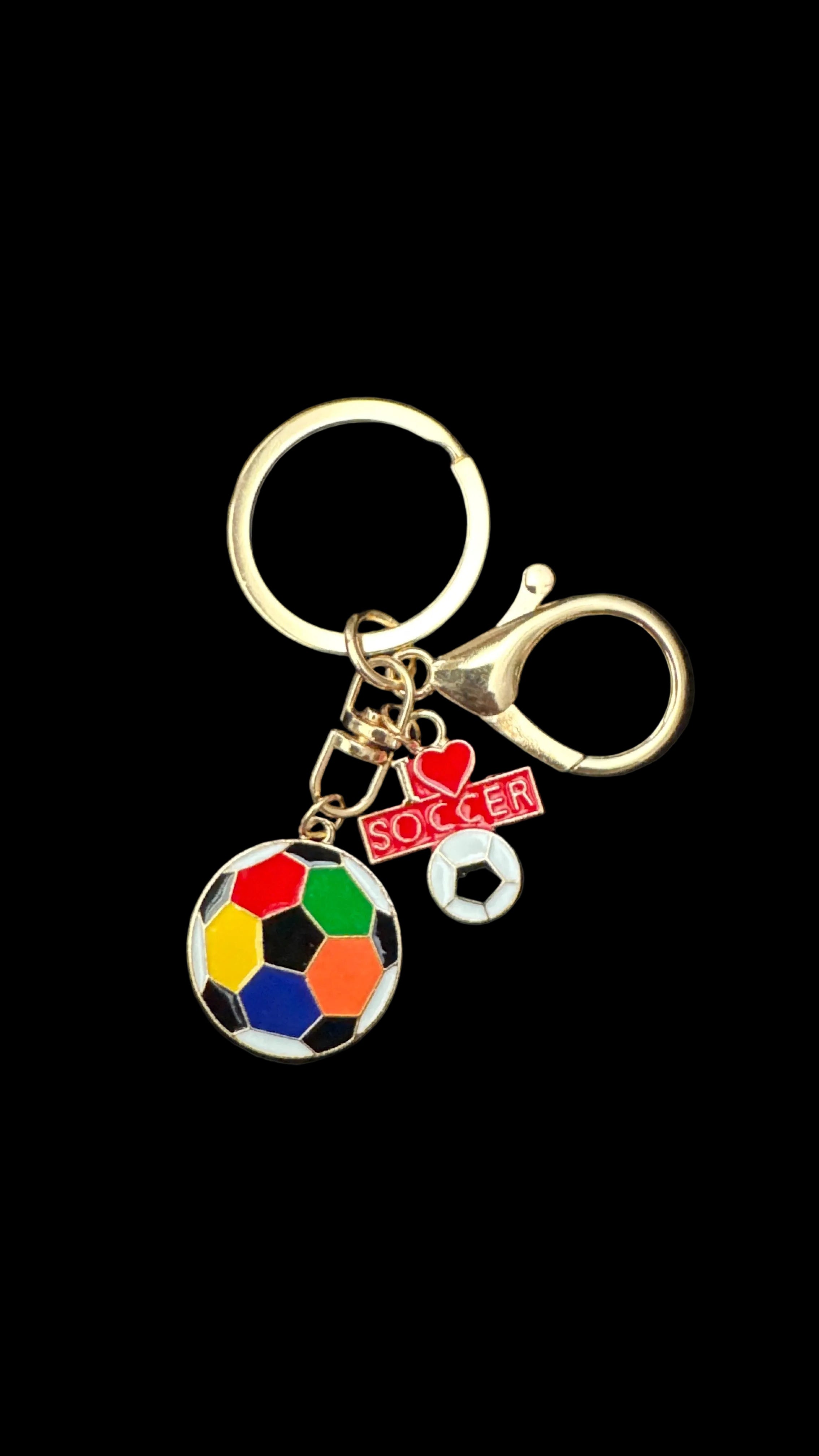 Soccer Charm Keychain/Bag Charm
