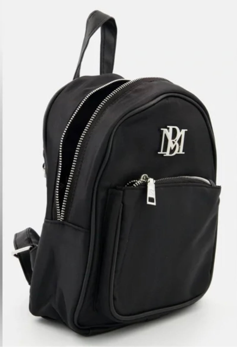 Badgley Mischka Black Mini Backpack – Lightweight Everyday Bag