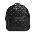 Badgley Mischka Black Quilted Backpack