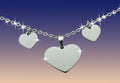 Jewelry-Triple Heart Layered Pendant Necklace — Gold or Silver #V9