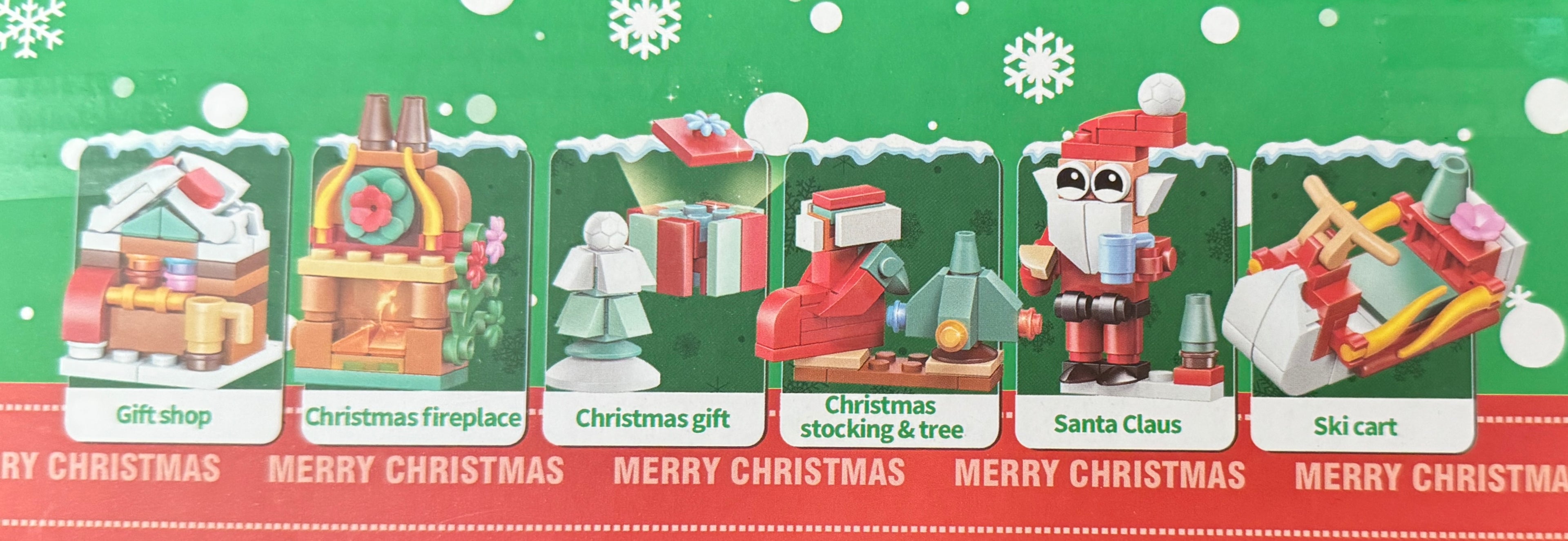 Christmas Dessert House Building Block Set (12-in-1)