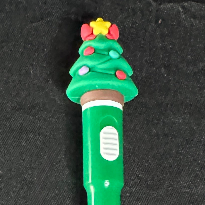 Christmas-themed LED ballpoint pens
