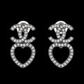 10-Earrings-Luxe Sparkle Heart Drop Earrings